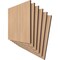 Ekena Millwork 7 3/4W x 7 3/4H x 1/4T Wood Hobby Boards, Hickory, 6PK HBW08X08X250BHI - alternate 5